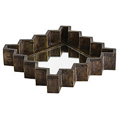 BRASS SQUARE TRAY/MIRROR